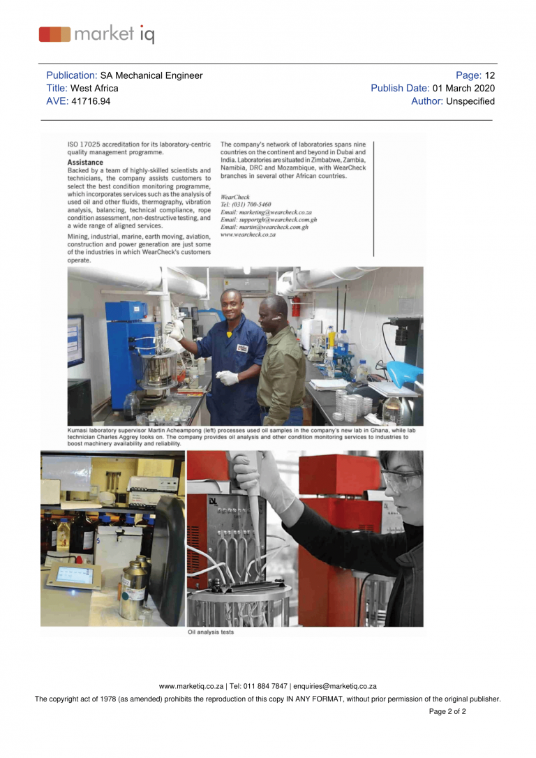 13 SA MechEng West AFrica May'20-2