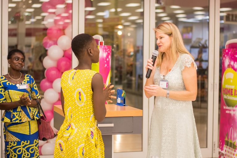 Game Ghana opening - Sharon speech to charity